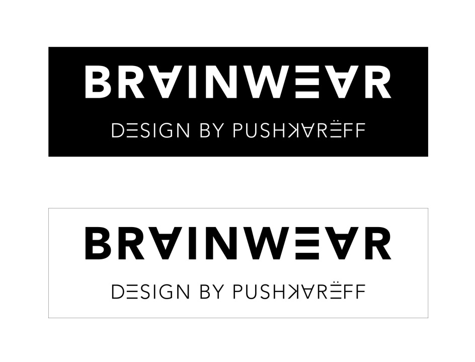 Купить товарный знак brainwear design by pushkareff